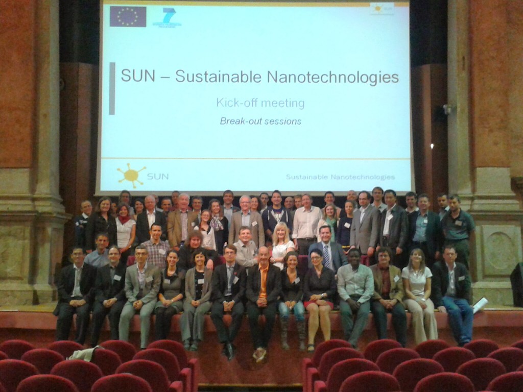 SUN project participants in a group photograph at the end of the kickoff meeting 